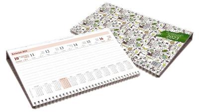 Opakowanie Kalendarz 2023 tygodniowy leżący na podstawce