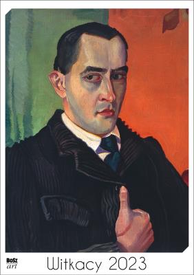 Kalendarz 2023 Witkacy ścienny. Autor:   Praca zbiorowa. SmakLiter.pl Okładka książki Kalendarz 2023 Witkacy ścienny