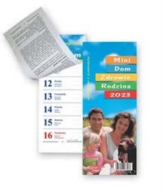 Opakowanie Kalendarz 2023 Zdzierak Mini Dom Zdrowie Rodzina