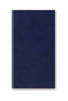 Opakowanie Kalendarz 2024 11T A6 NIEBIESKI KIESZONKOWY