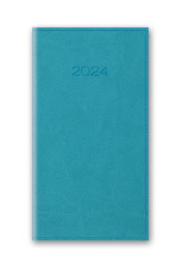 Opakowanie Kalendarz 2024 11T A6 TURKUSOWY KIESZONKO