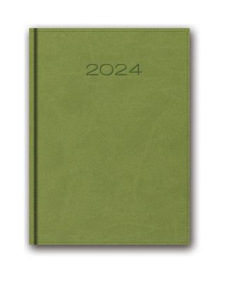 Opakowanie Kalendarz 2024 21D A5 JASNOZIELONY KSIĄŻKOW