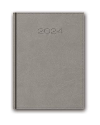 Opakowanie Kalendarz 2024 21D A5 SZARY KSIĄŻKOWY