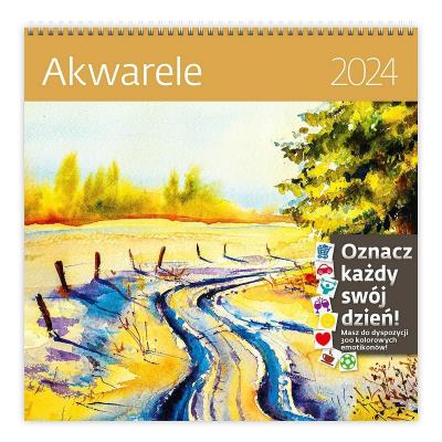 Opakowanie Kalendarz 2024 30x30 Akwarele HELMA