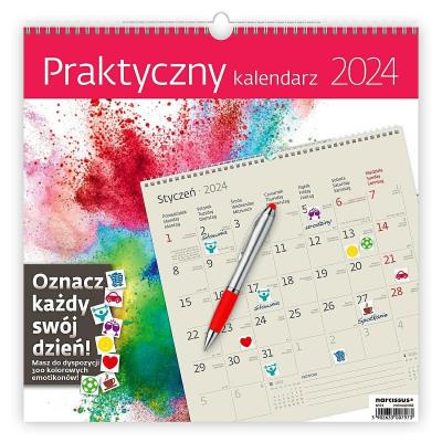 Opakowanie Kalendarz 2024 30x30 Praktyczny HELMA