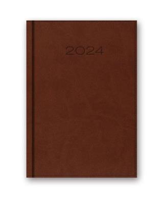 Opakowanie Kalendarz 2024 41D B6 BRĄZOWY KSIĄŻKOWY
