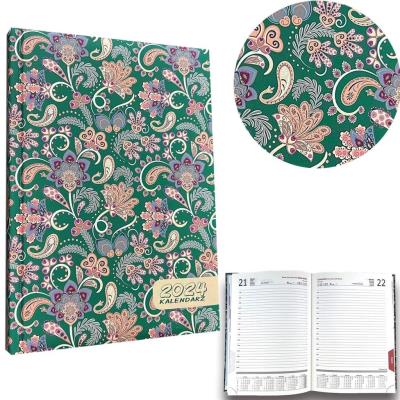 Opakowanie Kalendarz 2024 A5 dzienny sb/nd osobno Paisley Zie
