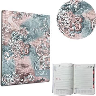 Opakowanie Kalendarz 2024 A5 dzienny z registrami Paisley Sz