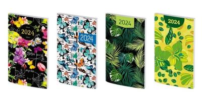 Opakowanie Kalendarz 2024 A6 Tygodniowy PCV MIX