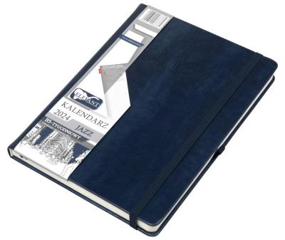Opakowanie Kalendarz 2024 B5 tygodniowy Jazz granatowy