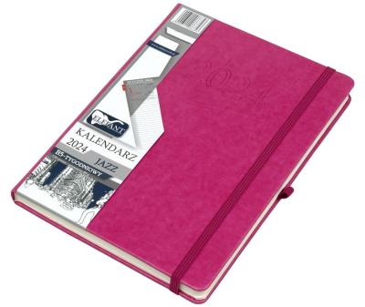 Opakowanie Kalendarz 2024 B5 tygodniowy Jazz rózowy