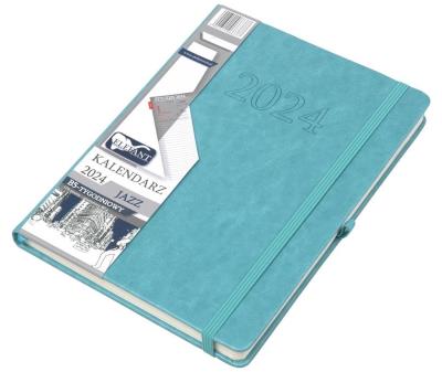 Opakowanie Kalendarz 2024 B5 tygodniowy Jazz turkusowy