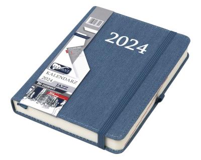 Opakowanie Kalendarz 2024 B6 dzienny Jazz jeans