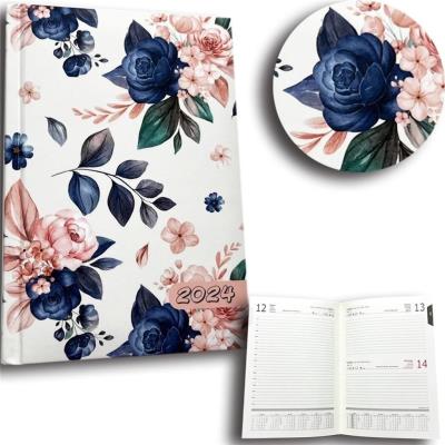 Opakowanie Kalendarz 2024 B6 dzienny sb/nd razem róże