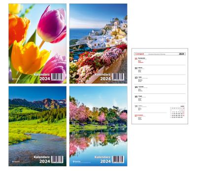 Opakowanie Kalendarz 2024 Biurkowy Pionowy MIX