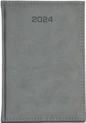 Kalendarz 2024 dzienny A5 Vivella szary. Wydawca: ANIEW. SmakLiter.pl Opakowanie Kalendarz 2024 dzienny A5 Vivella szary