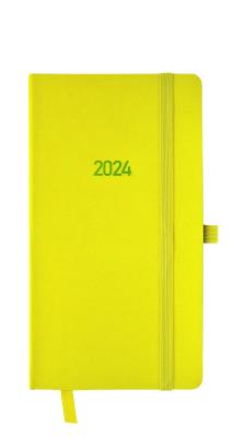 Opakowanie Kalendarz 2024 flex z gumką Dl tygodniowy neon V5