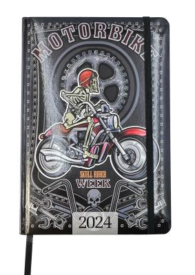 Opakowanie Kalendarz 2024 foto lux z gumką A5 tygodniowy  V3