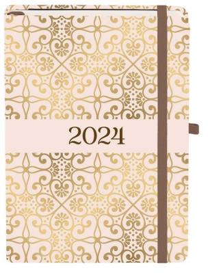 Okładka książki Kalendarz 2024 Glamur Mandala A5 DNS