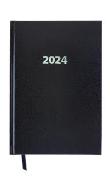 Opakowanie Kalendarz 2024 lux elegance z gumką A4 dzienny V5 czarny