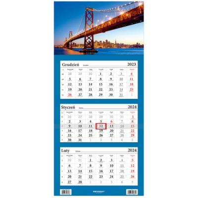 Opakowanie Kalendarz 2024 LUX Trójdzielny Most