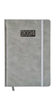 Opakowanie Kalendarz 2024 lux z gumką A5 tygodniowy V4 szary