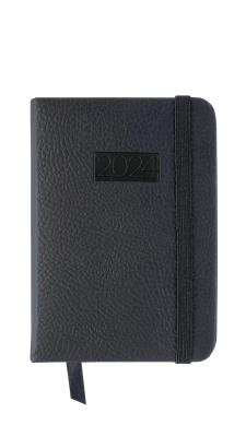 Opakowanie Kalendarz 2024 lux z gumką kieszonkowy V9 czarny