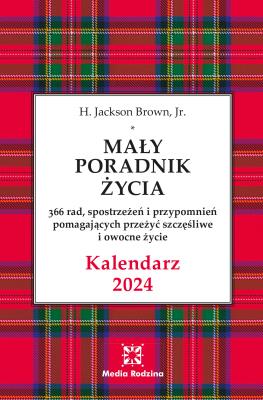Kalendarz 2024 Mały Poradnik Życia. Autor: H. Jackson Brown, Jr.. SmakLiter.pl Okładka książki Kalendarz 2024 Mały Poradnik Życia