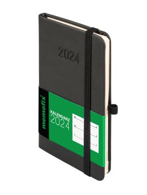 Okładka książki Kalendarz 2024 Memo A6 TDW czarny