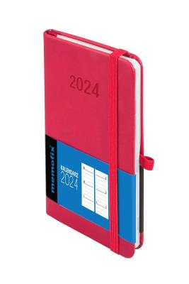 Okładka książki Kalendarz 2024 Memo B6 TDW amarantkalendarzowy