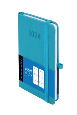 Okładka książki Kalendarz 2024 Memo B6 TDW turkus