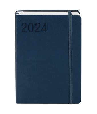 Okładka książki Kalendarz 2024 Minimalizm A5 granat DNS