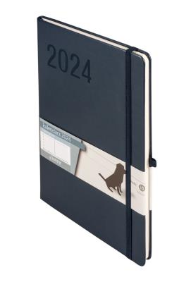 Okładka książki Kalendarz 2024 Minimalizm B5 granat TNS