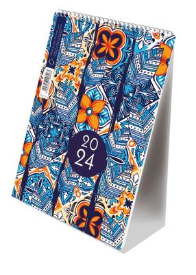 Opakowanie Kalendarz 2024 pionowy B6 ze spiralką wzory