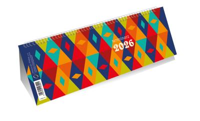 Kalendarz 2024 poziomy ze spiralką wzory. Wydawca: MICHALCZYK I PROKOP. SmakLiter.pl Opakowanie Kalendarz 2024 poziomy ze spiralką wzory