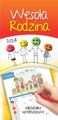 Opakowanie Kalendarz 2024 rodzinny notatnikowy Wesoła rodzina