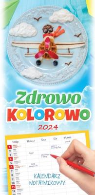 Opakowanie Kalendarz 2024 rodzinny notatnikowy Zdrowo...