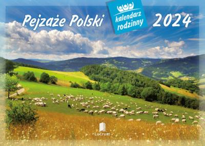 Kalendarz 2024 Rodzinny Pejzaże Polski. Wydawca: Lucrum. SmakLiter.pl Opakowanie Kalendarz 2024 Rodzinny Pejzaże Polski