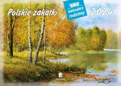 Kalendarz 2024 Rodzinny Polskie zakątki. Wydawca: Lucrum. SmakLiter.pl Opakowanie Kalendarz 2024 Rodzinny Polskie zakątki