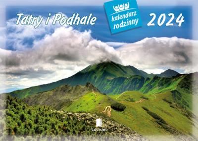Kalendarz 2024 Rodzinny Tatry i podhale. Wydawca: Lucrum. SmakLiter.pl Opakowanie Kalendarz 2024 Rodzinny Tatry i podhale