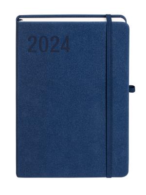 Okładka książki Kalendarz 2024 Sakura A5 granat DNS