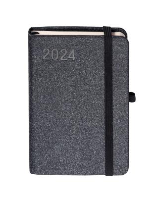 Okładka książki Kalendarz 2024 Sakura A6 czarny TDW