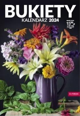 Kalendarz 2024 ścienny A3 Bukiety