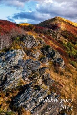 Okładka książki Kalendarz 2024 Ścienny dwustronny Polskie góry