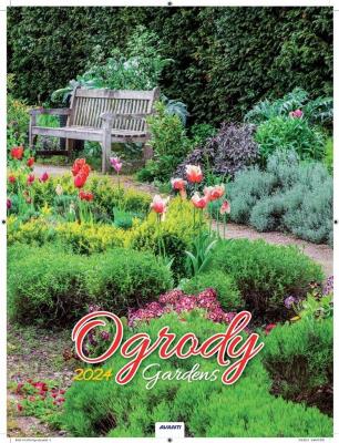 Opakowanie Kalendarz 2024 Ścienny Ogrody