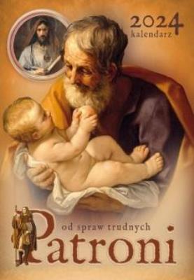 Kalendarz 2024 Ścienny Patroni od spraw trudnych. Wydawca: Wydawnictwo Duszpasterstwa Rolników. SmakLiter.pl Opakowanie Kalendarz 2024 Ścienny Patroni od spraw trudnych