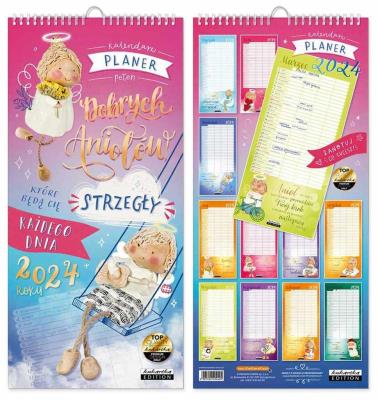 Opakowanie Kalendarz 2024 ścienny planer Dobrych Aniołów