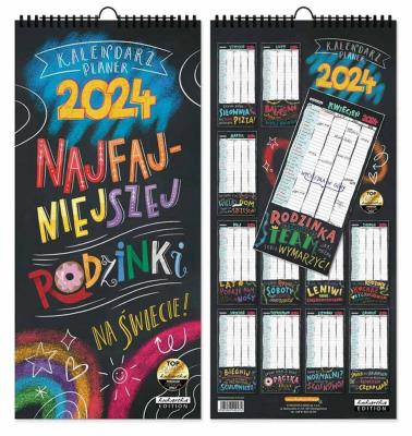 Opakowanie Kalendarz 2024 ścienny planer Tablicowy