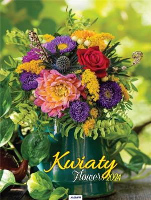 Opakowanie Kalendarz 2024 Ścieny Kwiaty