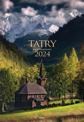 Kalendarz 2024 Tatry. Autor: Nienartowicz Karol. SmakLiter.pl Okładka książki Kalendarz 2024 Tatry